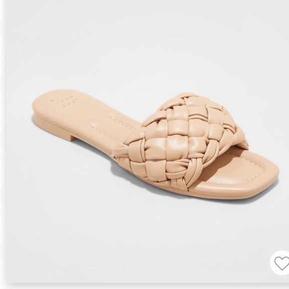 a new day Shoes - “A new day” tan Carissa slide sandals; size 7 1/2; NWT